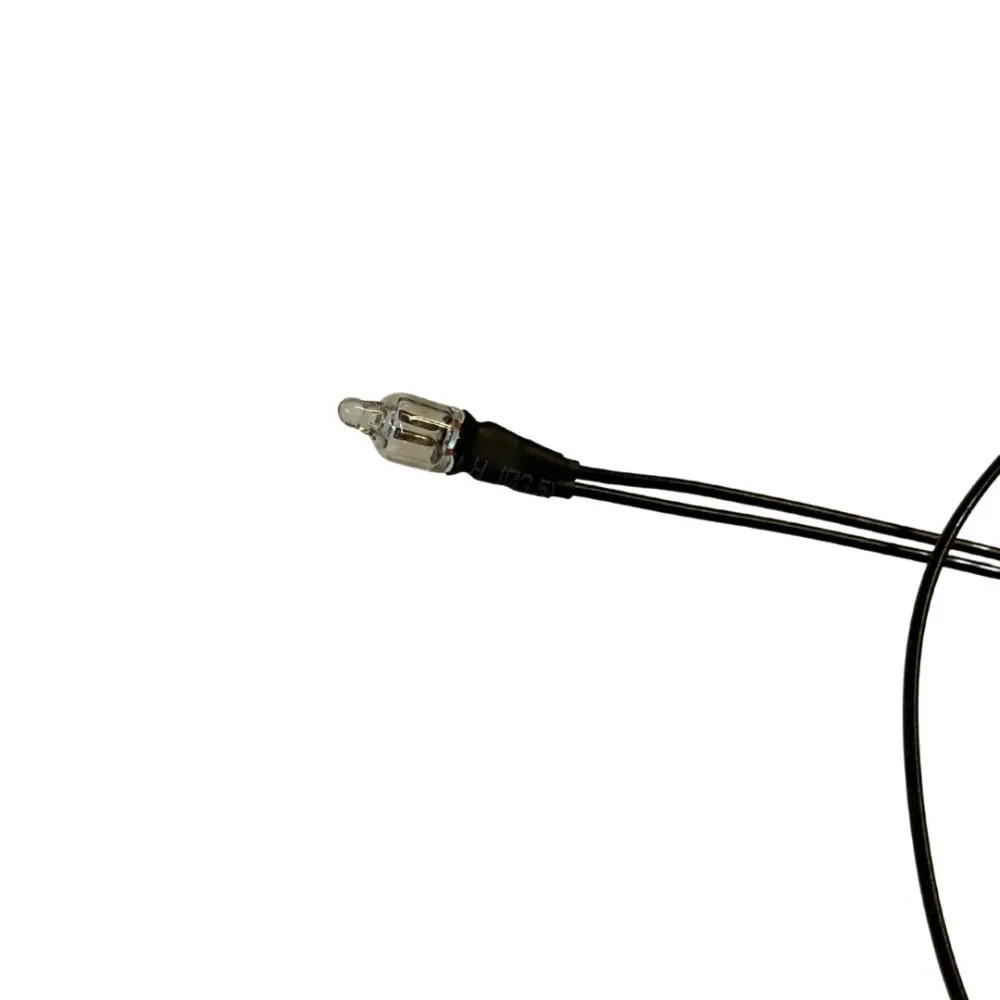 220-volt red neon micro bulb, 6 mm diameter