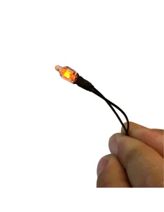 220-volt red neon micro bulb, 6 mm diameter