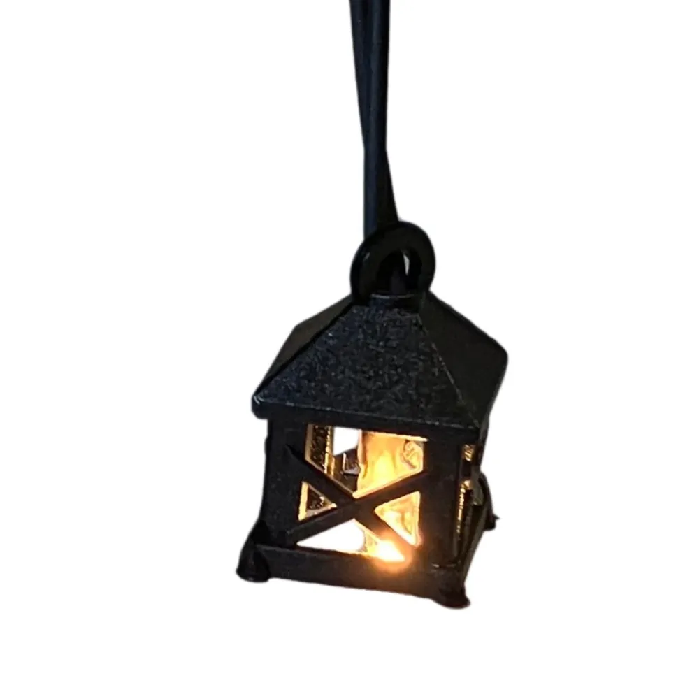 Mini PVC lantern with built-in light, for 10 cm Nativity figures