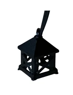 Lanternino in pvc completo di lampada per statue da 10 cm 2