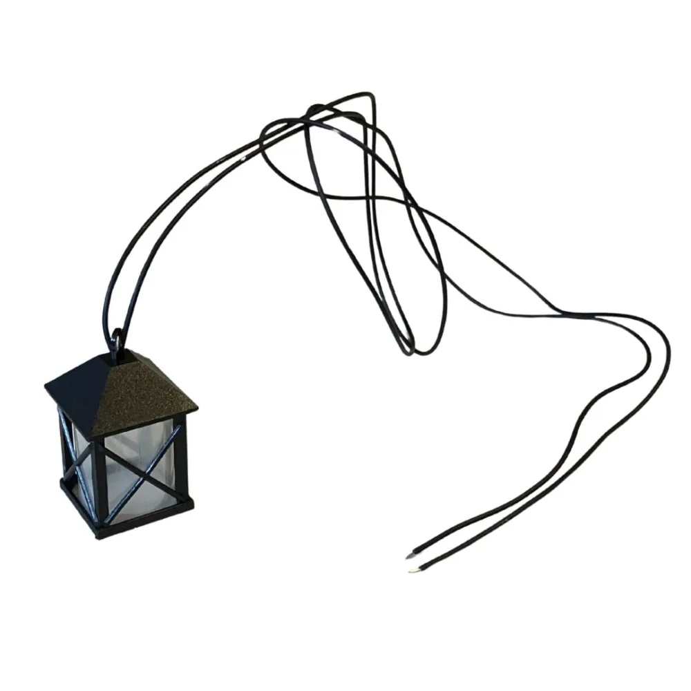 Mini PVC lantern with built-in light, for 30 cm Nativity figures