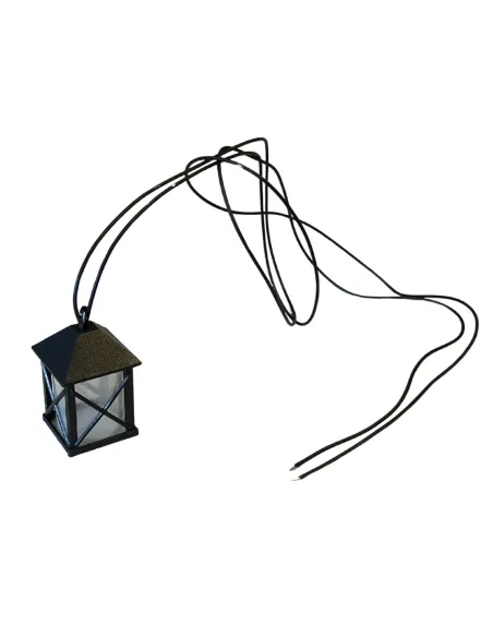 Mini PVC lantern with built-in light, for 30 cm Nativity figures