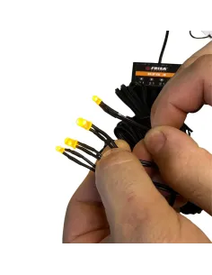 Kit completo 4 fuochi gialli a led 2