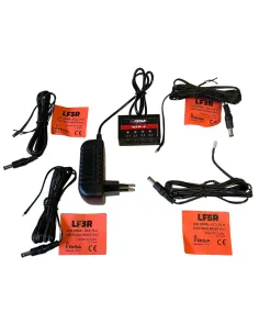 Complete Set of 4 Red LED Fires