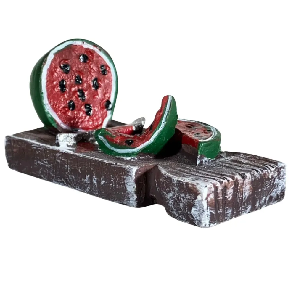 Resin Chopping Board with Watermelon for 10–15 cm Nativity Figures