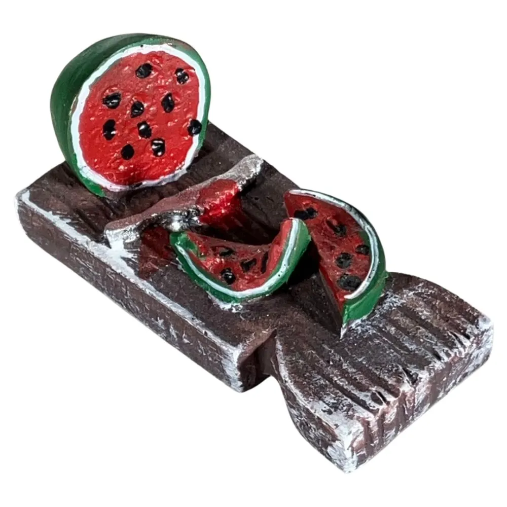Resin Chopping Board with Watermelon for 10–15 cm Nativity Figures