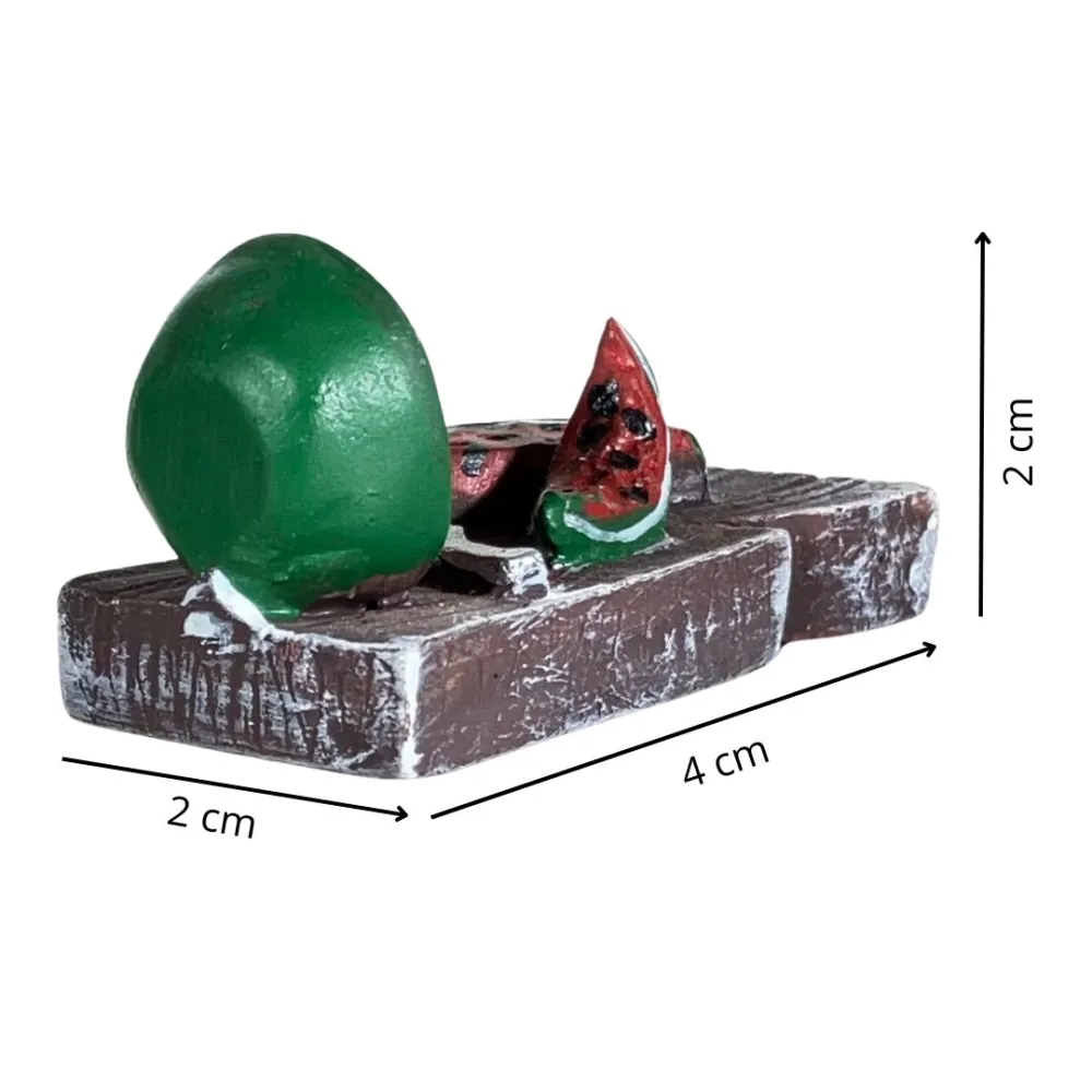 Resin Chopping Board with Watermelon for 10–15 cm Nativity Figures