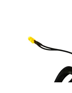 Yellow Flickering LED with 2.1 mm Connector