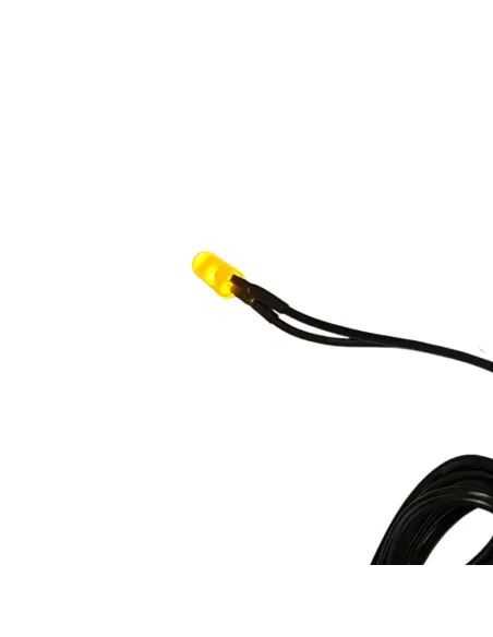 Led tremolante giallo con spinotto 2,1 mm