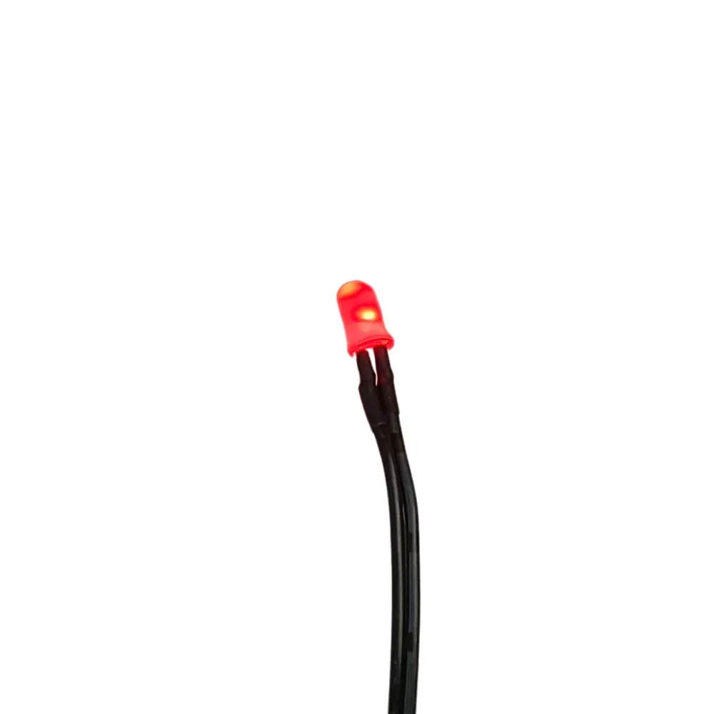 Red Flickering LED with 2.1 mm Connector – 2 m Cable