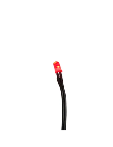 Red Flickering LED with 2.1 mm Connector – 2 m Cable