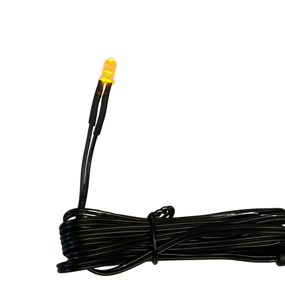 Yellow LED with 2.1 mm plug