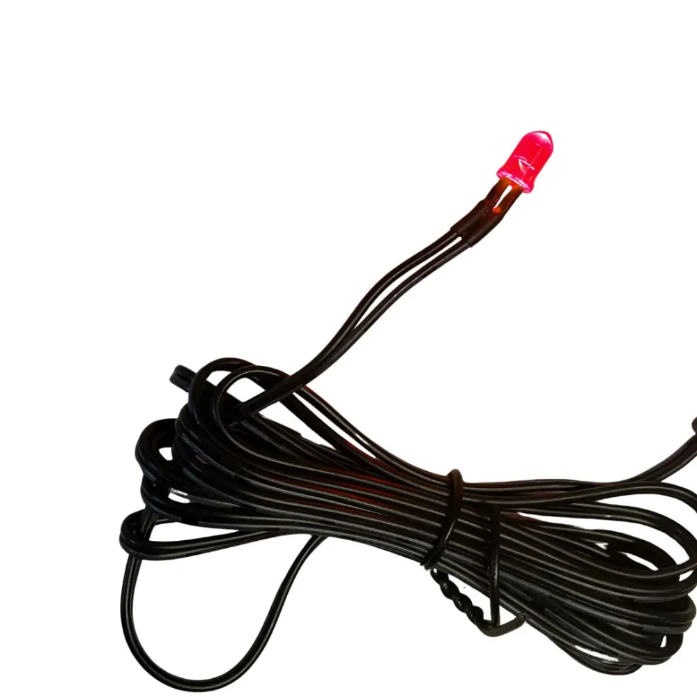 Red LED with 2.1 mm plug