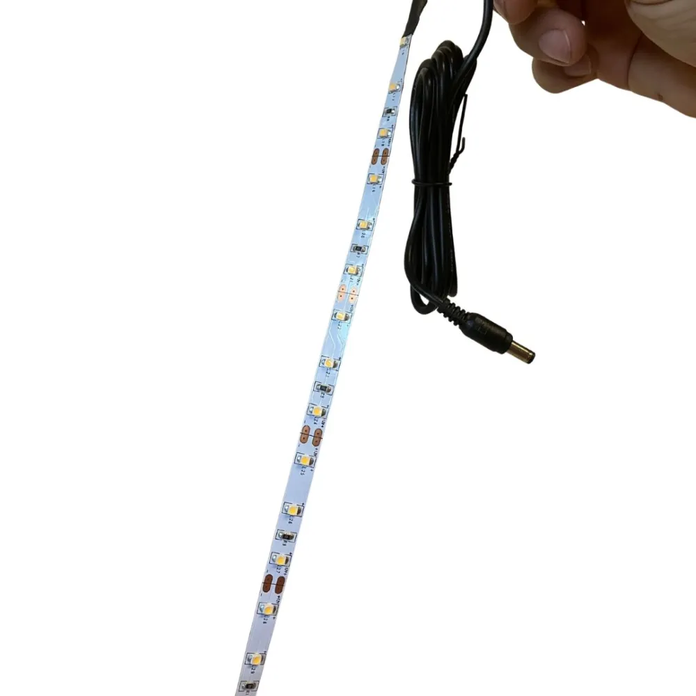 15 warm white LED strip with 2.5 mm plug