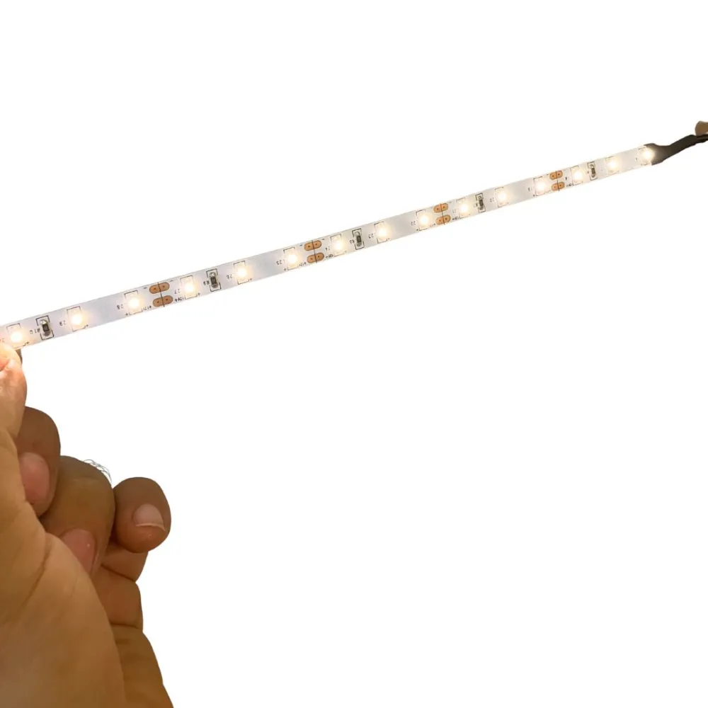 15 warm white LED strip with 2.5 mm plug