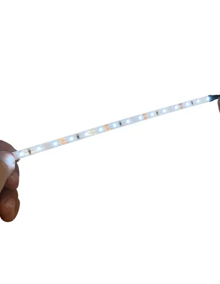 15 cool white LED strip with 2.5 mm plug