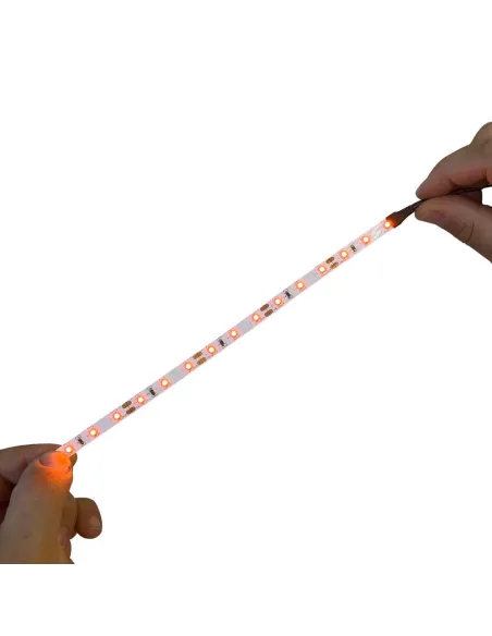 15 orange LED strip with 2.5 mm plug