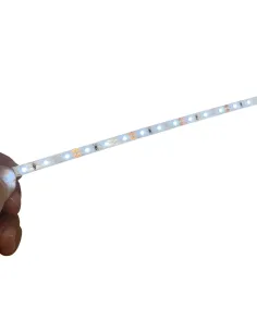 Striscia 45 led bianco freddo completa di spinotto 2,5 mm