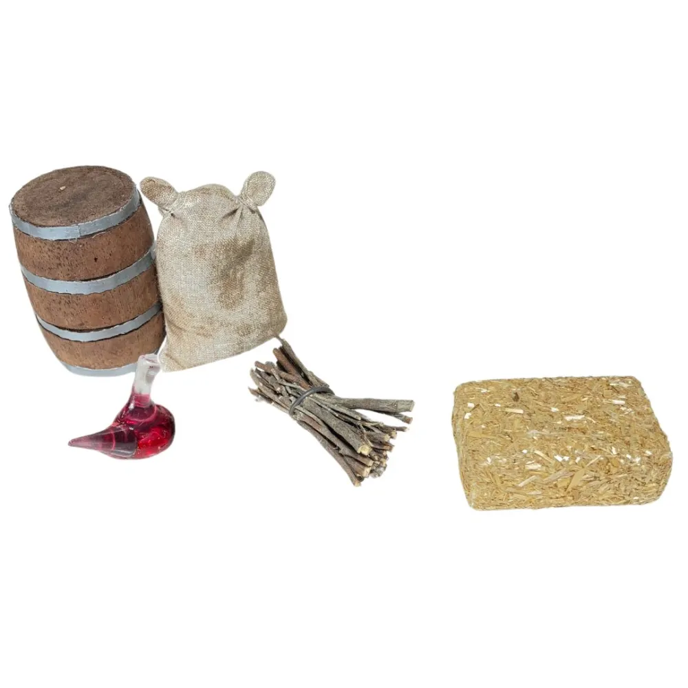 5-Piece Rural Accessory Set for 15 cm Nativity Figures