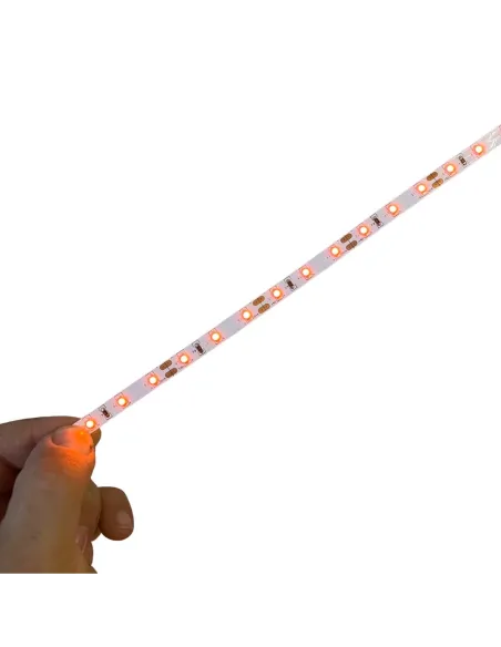Striscia 45 led arancione completa di spinotto 2,5 mm