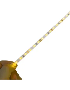 Striscia 45 led giallo completa di spinotto 2,5 mm