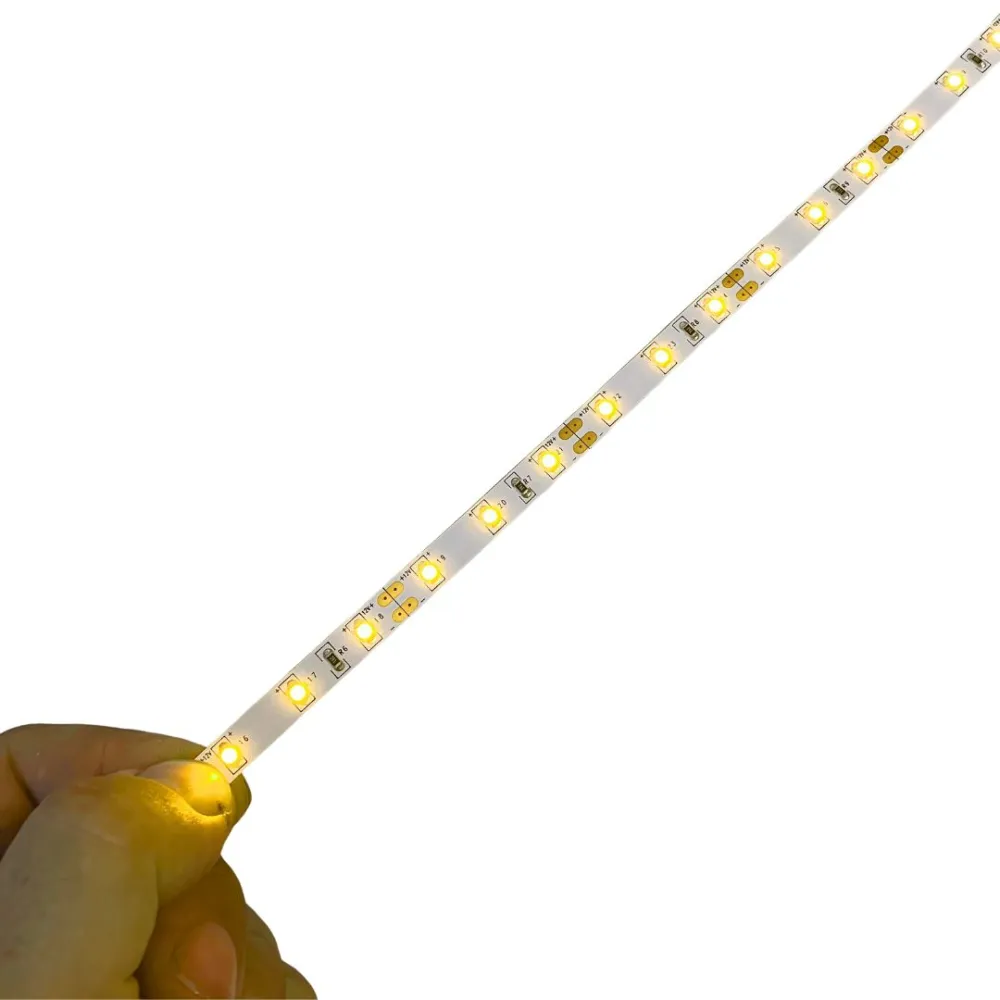 45 yellow LED strip with 2.5 mm plug