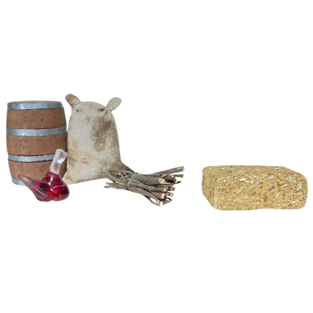 5-Piece Rural Accessory Set for 15 cm Nativity Figures