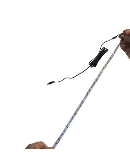 Striscia 30 led alta luminosità bianco freddo con spinotto 2,5 mm