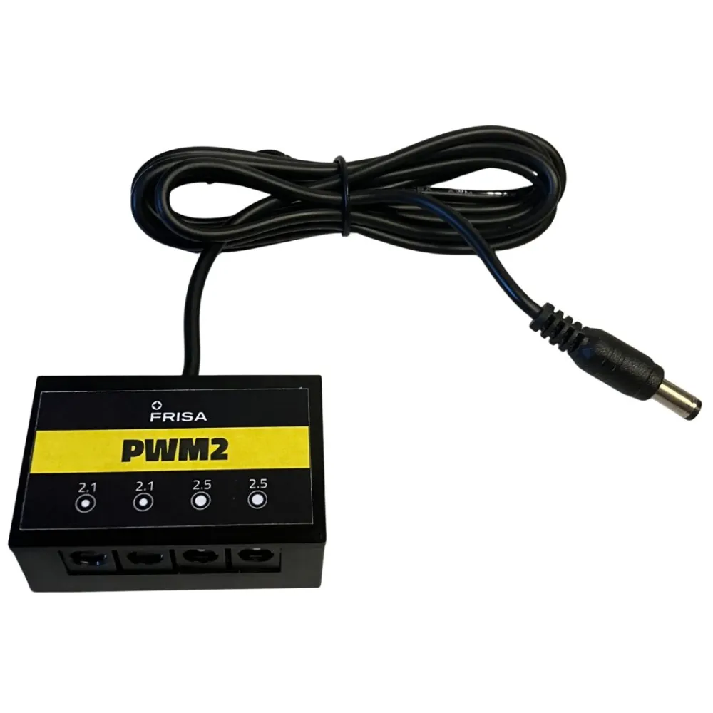 Presa multipla con spinotto maschio 2,5 mm doppia 2,1 mm e doppia 2,5 mm