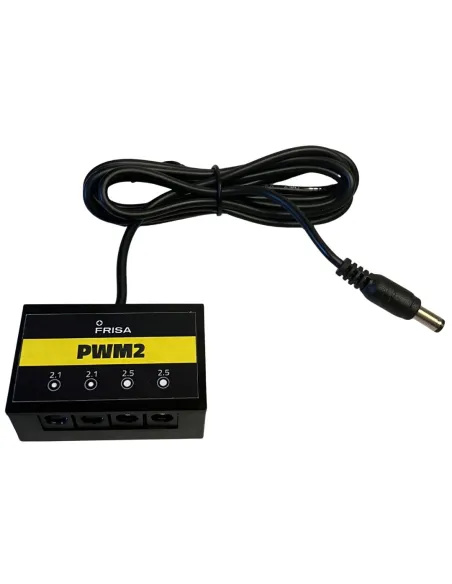 Presa multipla con spinotto maschio 2,5 mm doppia 2,1 mm e doppia 2,5 mm