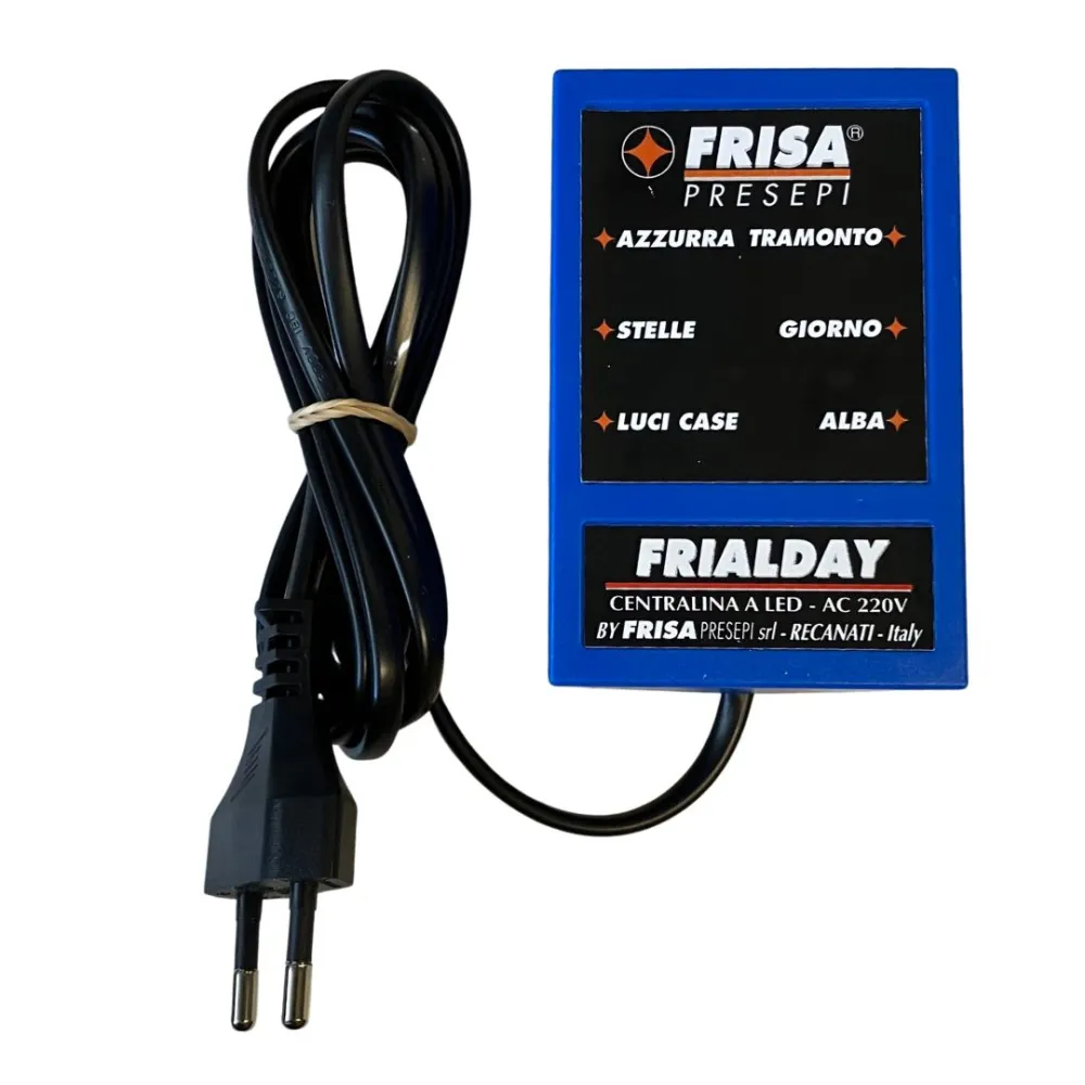 Four-phase LED control unit complete with kit for Nativity scenes up to 0.60 m²