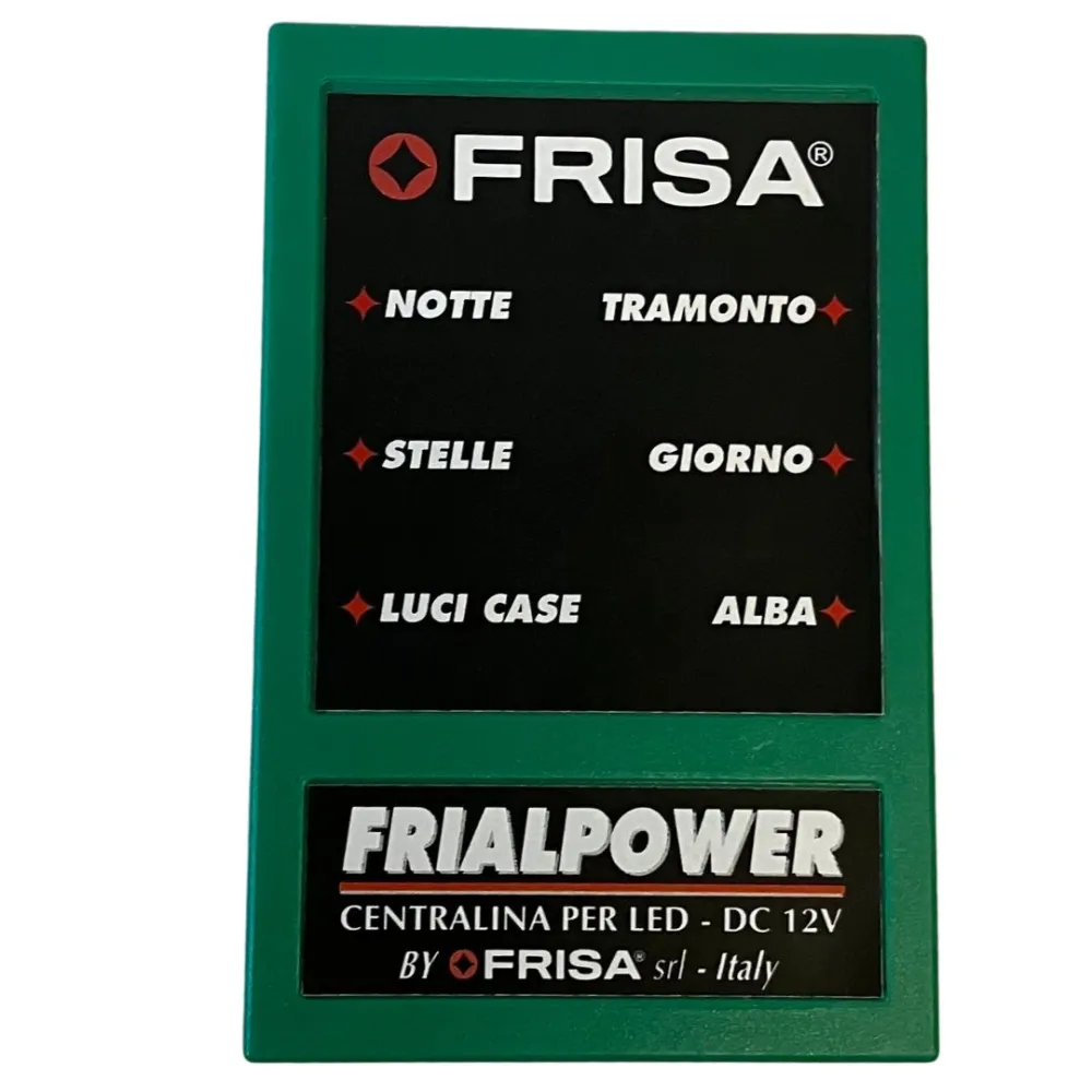 Four-phase LED control unit complete with kit for Nativity scenes up to 5 m²