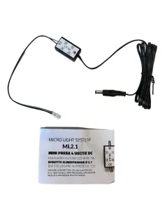 Sistema di micro illuminazione con spinotto 2,1 mm