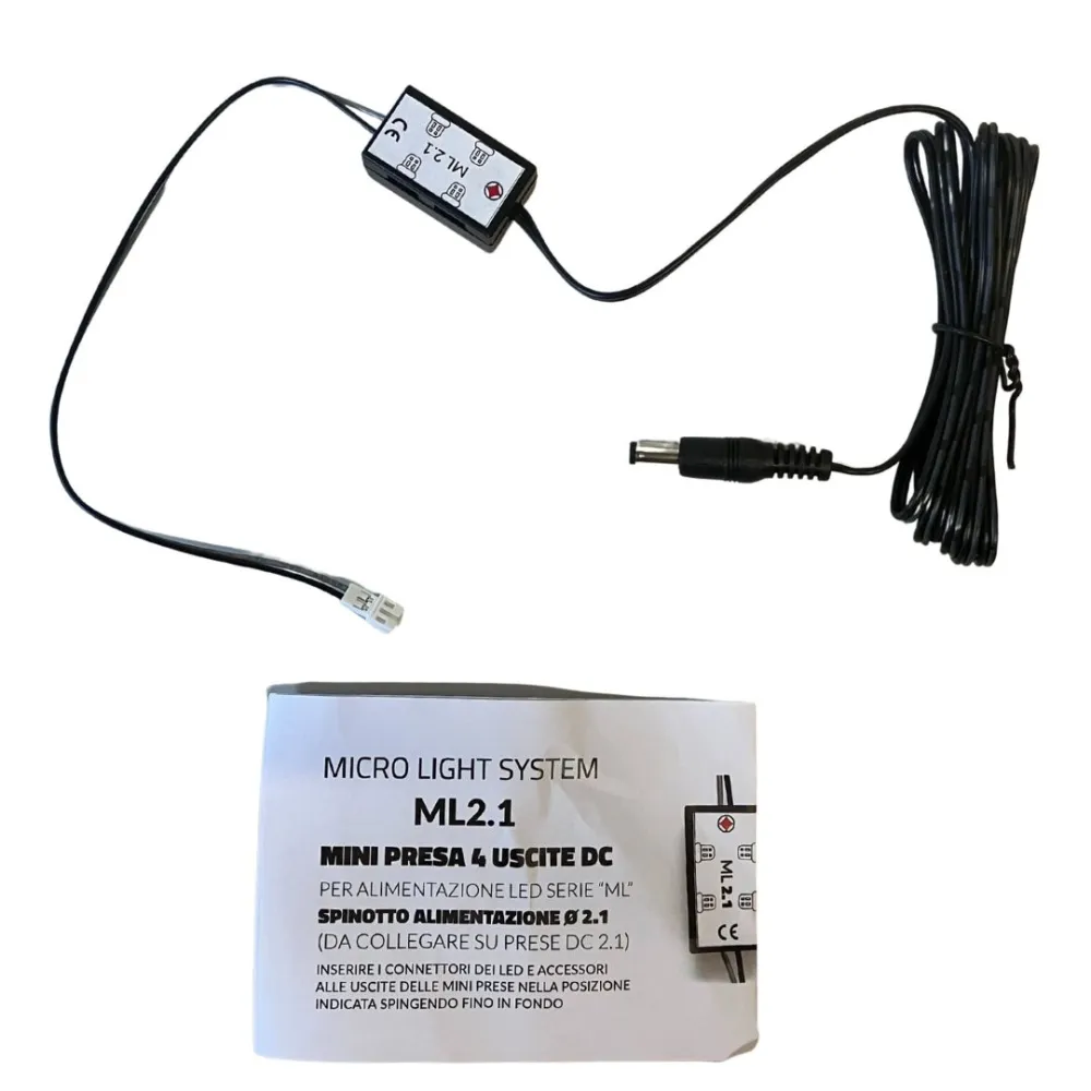 Micro lighting system with 2.1 mm plug