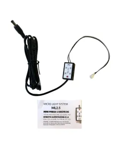 Sistema di micro illuminazione con spinotto 2,5 mm