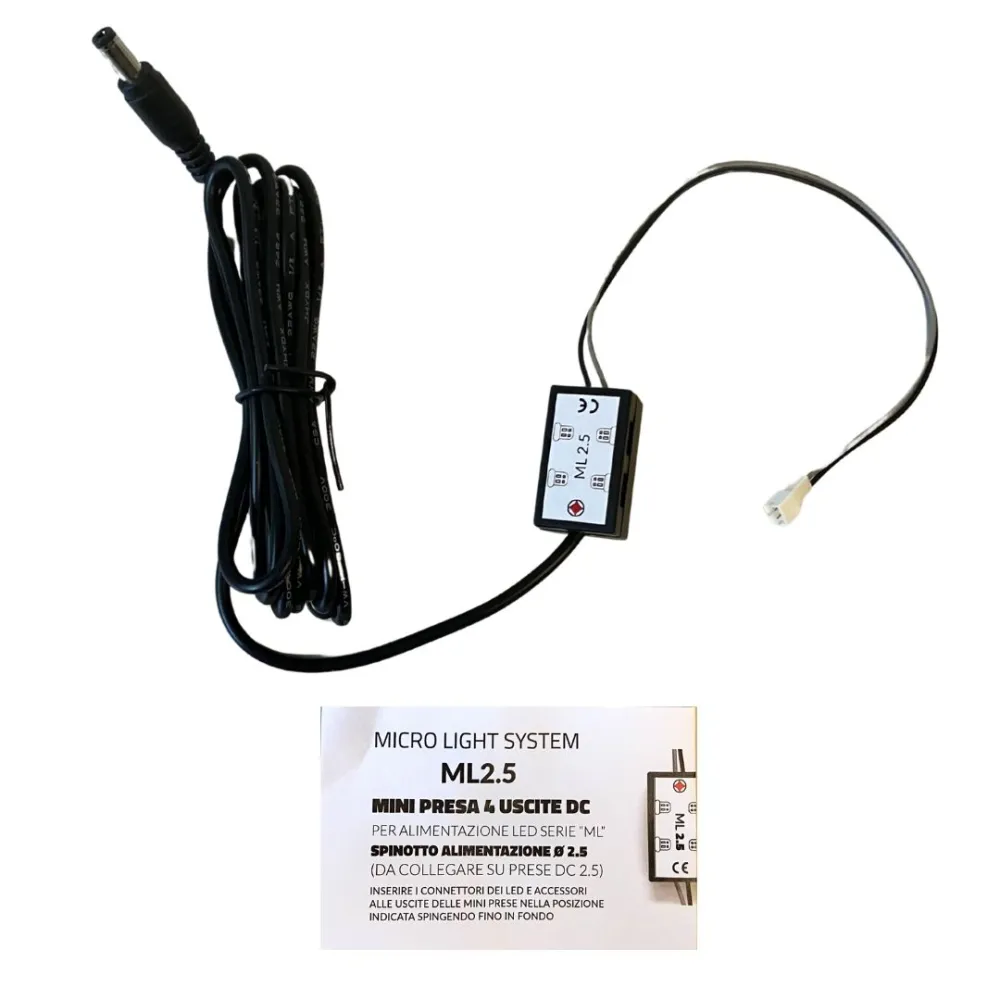 Micro lighting system with 2.5 mm plug