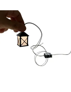 Mini lantern for micro lighting system, suitable for 30 cm Nativity figures