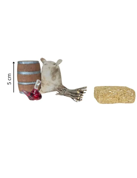 5-Piece Rural Accessory Set for 15 cm Nativity Figures