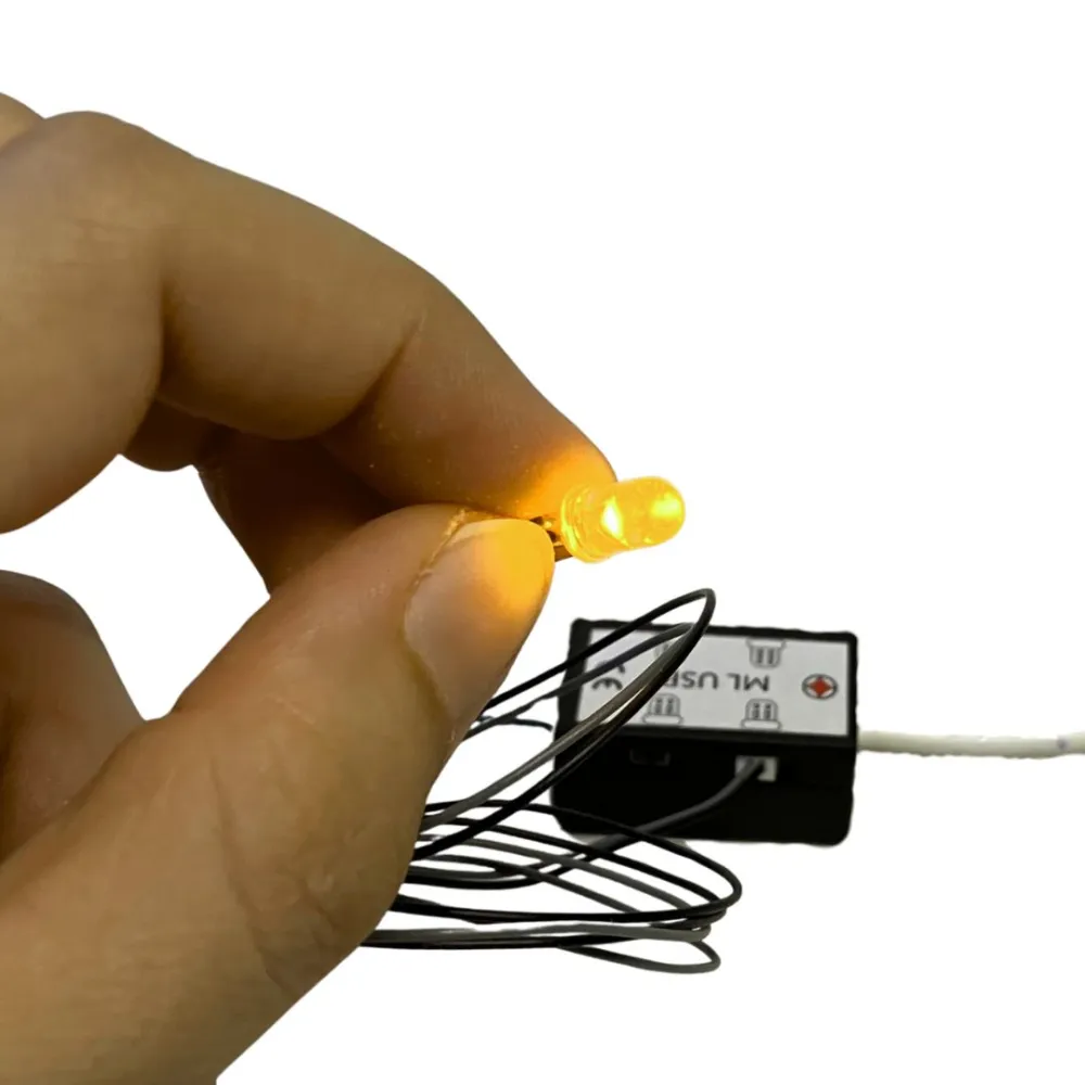 Led singolo giallo per sistema di micro illuminazione