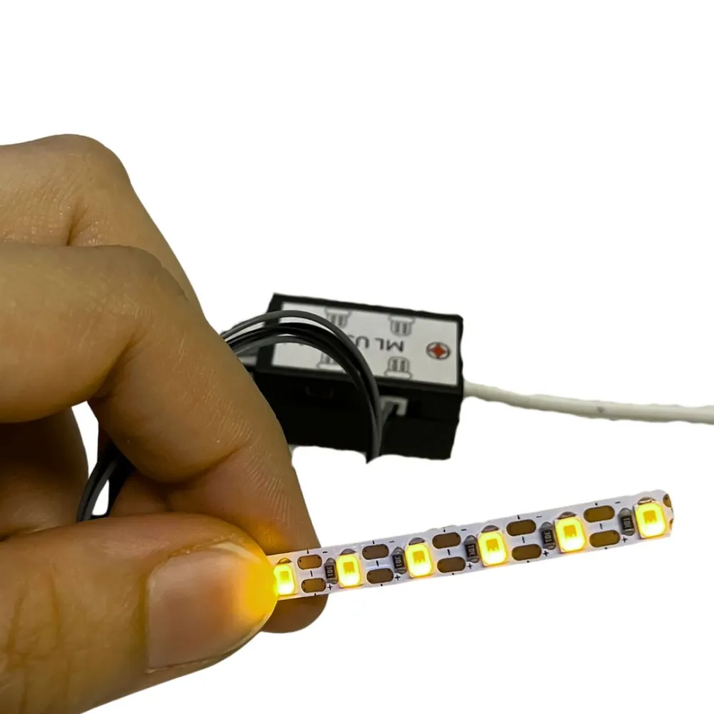 6 yellow LED strip for micro lighting system