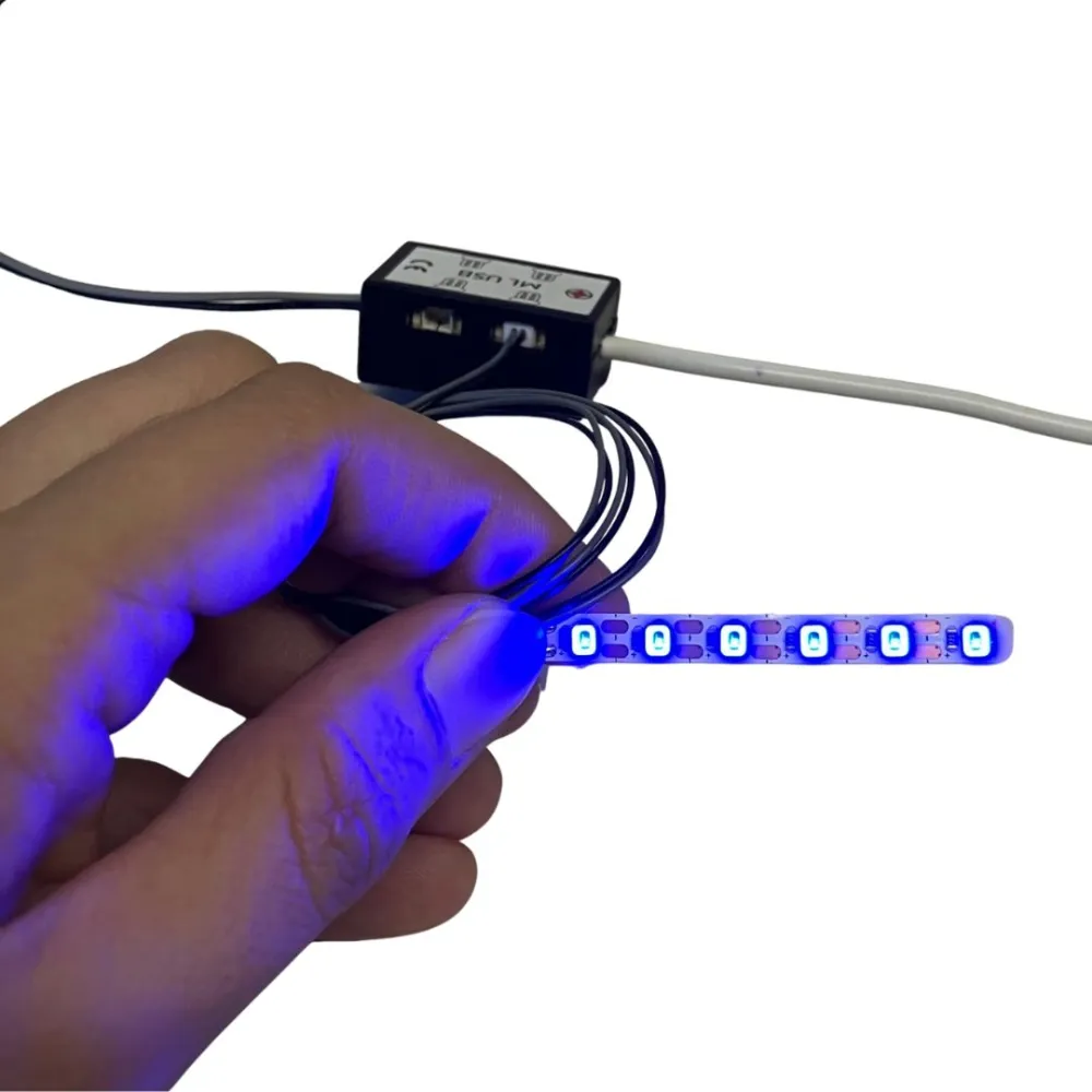 6 blue LED strip for micro lighting system