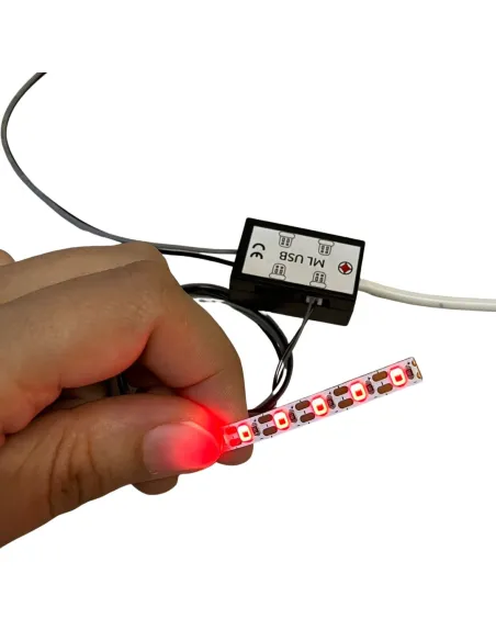 6 red LED strip for micro lighting system