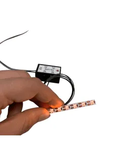 Striscia 6 led arancione per sistema di micro illuminazione