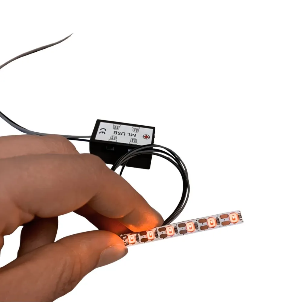 6 orange LED strip for micro lighting system