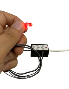 Led fuoco rosso per sistema di micro illuminazione