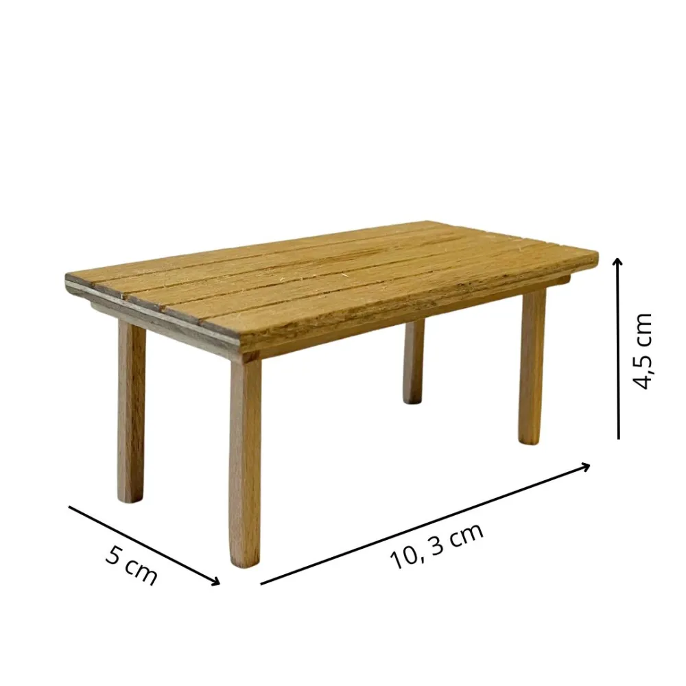 “Eco” wooden table for 10 cm Nativity figures