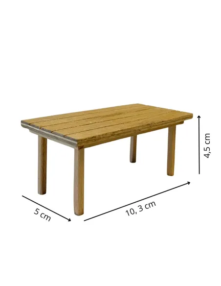 Tavolo Eco in legno per statue da 10 cm