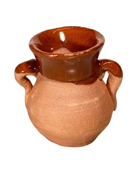 Set 6 pezzi in terracotta smaltata per statue da 20 cm