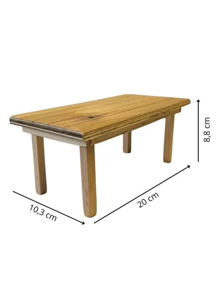 “Eco” wooden table for 20 cm Nativity figures