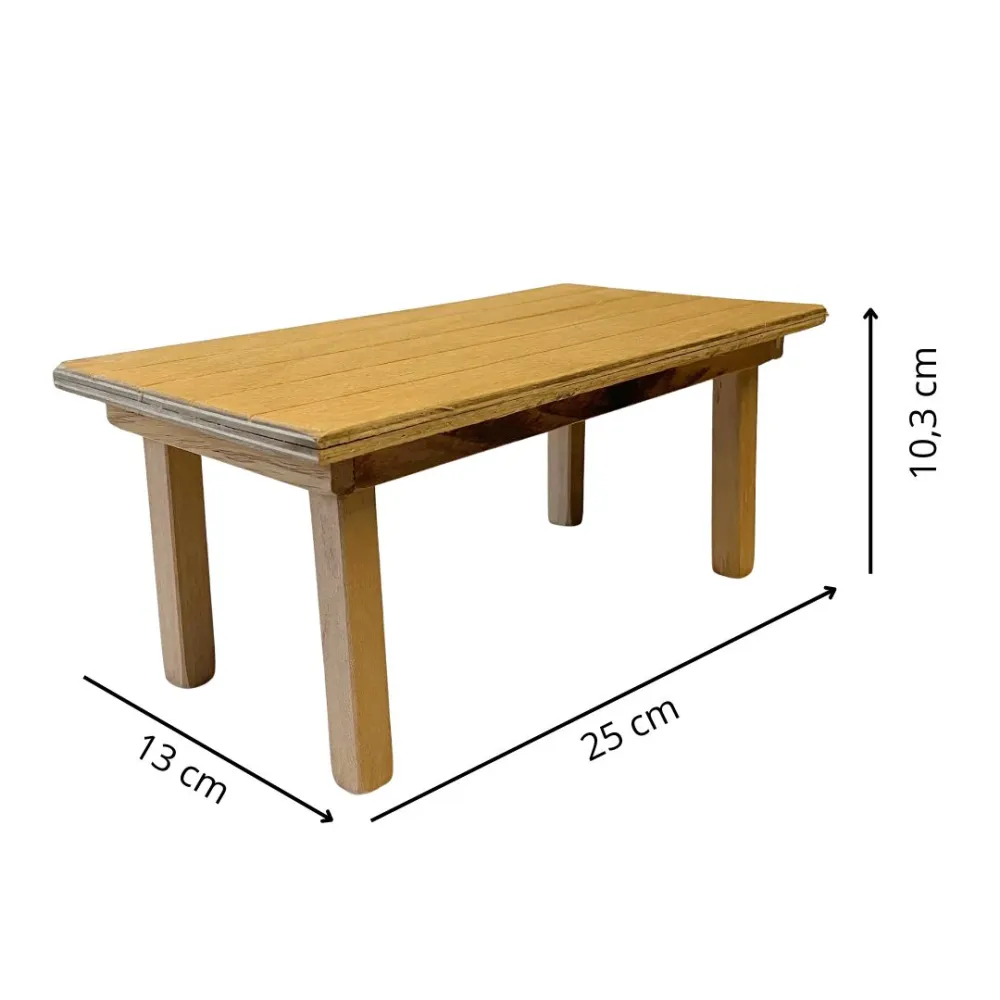“Eco” wooden table for 25 cm Nativity figures
